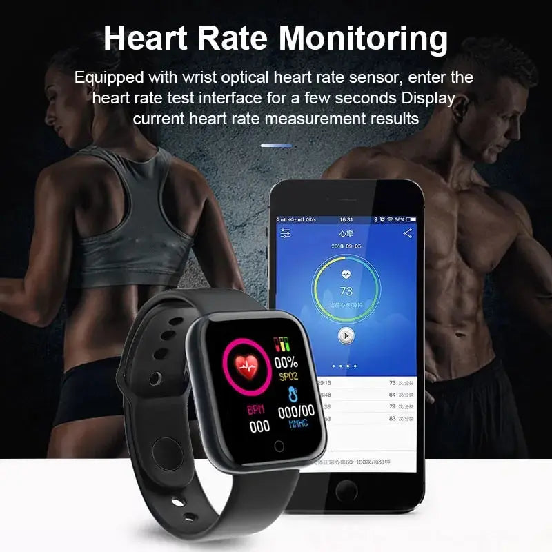 Smartwatch D20 Colorful Screen Smart Bracelet Sleep Monitoring of Heart Rate and Normal Blood Pressure